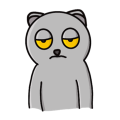 [LINEスタンプ] cat worker v.1