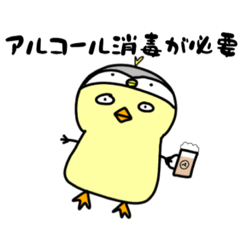 [LINEスタンプ] さけとぺんぎんがすきなひよこ