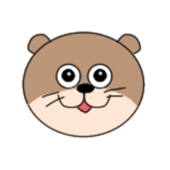 [LINEスタンプ] クマっぽい可愛いカワウソ