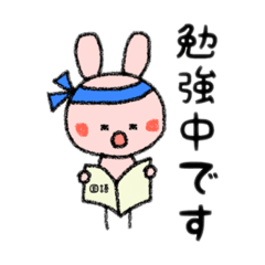 [LINEスタンプ] うさこちゃんスタンプ♡2  今〇〇中です編