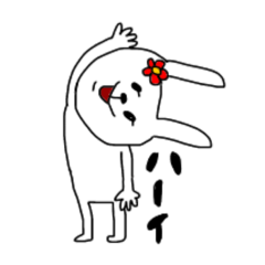 [LINEスタンプ] うさんさん日常会話4