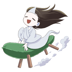 [LINEスタンプ] 夏の幽子さん