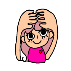 [LINEスタンプ] 可愛い女の子達の友達スタンプ3