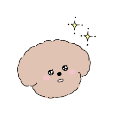 [LINEスタンプ] ふわころスタンプ・茶色の犬