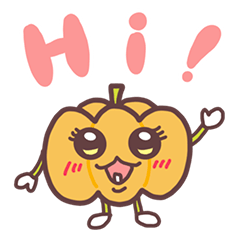 [LINEスタンプ] ベイビーパンプキンちゃん(修正版)