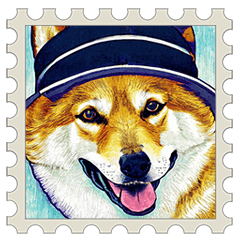 [LINEスタンプ] ShiBa 切手スタンプ