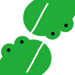 [LINEスタンプ] Green little frog 11