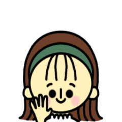 [LINEスタンプ] ボブヘアーの女の子♡スタンプ