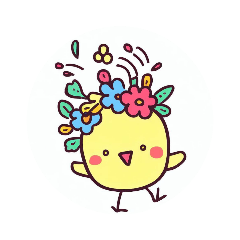 [LINEスタンプ] 花子ちゃん 7