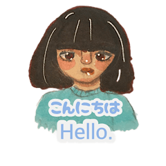 [LINEスタンプ] 日常に使える日本語と英語の挨拶スタンプの画像（メイン）