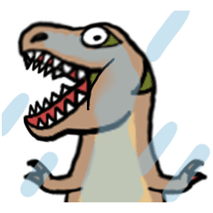 [LINEスタンプ] ティラノザウルスの【ティラ】でーす 2の画像（メイン）