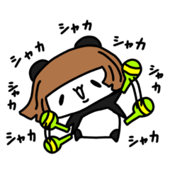 [LINEスタンプ] ぱだ美ちゃん②