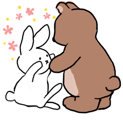 [LINEスタンプ] 保育園うさぎ（文字なし）