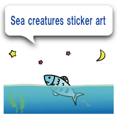 [LINEスタンプ] Mr.Sea creatures 【修正版】