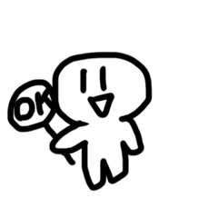 [LINEスタンプ] なんか白いやつNo.2