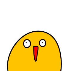 [LINEスタンプ] 荒ぶる鳥たち