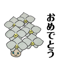 [LINEスタンプ] 胡蝶蘭ちゃん