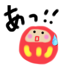 [LINEスタンプ] だるまりん 日々のつぶやき