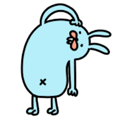 [LINEスタンプ] うさぎぎぎ！