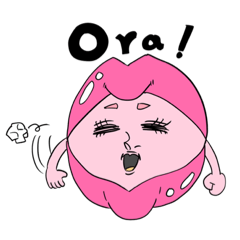 [LINEスタンプ] クチビルっち