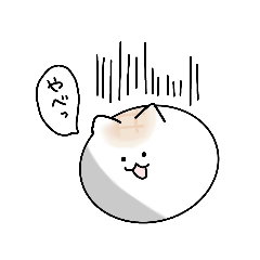 [LINEスタンプ] モチモチ動物さん