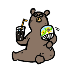 [LINEスタンプ] くまの田中2