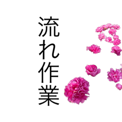 [LINEスタンプ] 花 dodoスタンプ282flowerの画像（メイン）