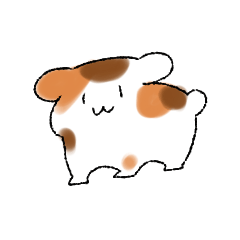 [LINEスタンプ] ふわふわすねこすり