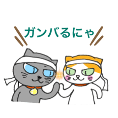 [LINEスタンプ] ニャンブラザー