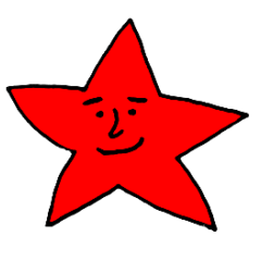 [LINEスタンプ] ☆赤い星のスタンプです☆