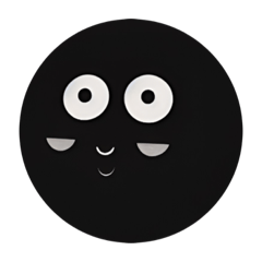 [LINEスタンプ] such a black ball