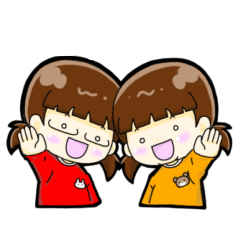 [LINEスタンプ] 双子 てん＆たま3