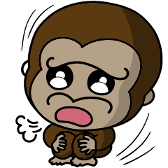 [LINEスタンプ] ゴリラ｜ゴリゴリくんの日常会話02