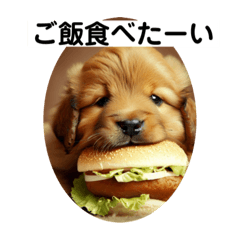 [LINEスタンプ] 甘えるわんちゃん