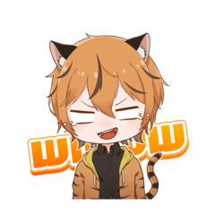 [LINEスタンプ] TigerLand × ねこかぞく┃コラボスタンプ