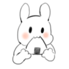 [LINEスタンプ] やわらかすこやかうさちゃん