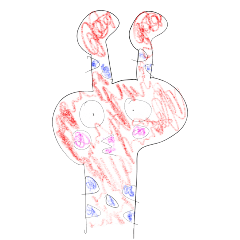 [LINEスタンプ] かわいいきりんさんスタンプ
