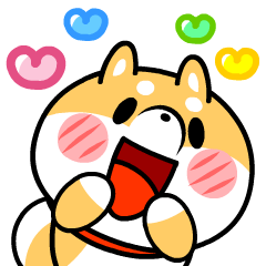 [LINEスタンプ] 柴犬ワンコ【飛び出す！】