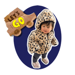 [LINEスタンプ] ゆずっちの日常1歳2ヶ月〜5ヶ月