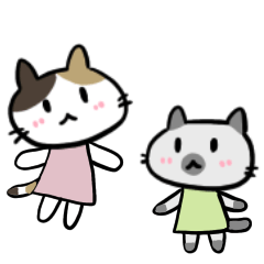 [LINEスタンプ] 色々な猫さんの楽しいスタンプ