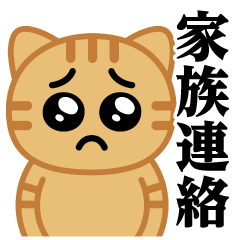 [LINEスタンプ] ぴえんにゃんこ♥家族連絡スタンプ