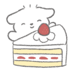 [LINEスタンプ] わたげいぬ1