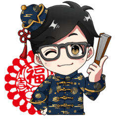 [LINEスタンプ] KOBI老師(中国語)