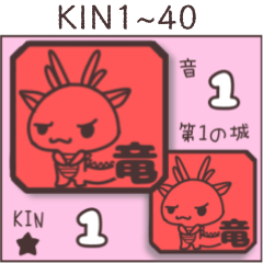 [LINEスタンプ] さっこのマヤ暦スタンプkin1-40