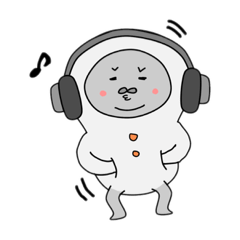 [LINEスタンプ] アザラシの''あざお''②