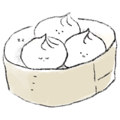 [LINEスタンプ] ファンシ〜点心ズ