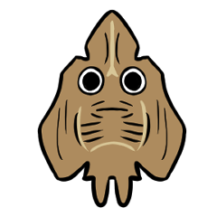 [LINEスタンプ] 無表情シリーズ・海