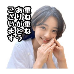 [LINEスタンプ] AI画像らしさ残る美女画像で日常スタンプ②