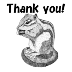 [LINEスタンプ] 手描きの小動物