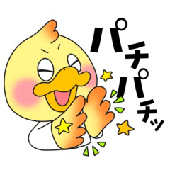 [LINEスタンプ] お酒好きなラボラトリー（鳥）（グイ飲み）